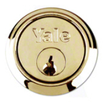 Yale 1109 Brass Genuine Rim Cylinder