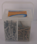 Assorted Plugs and Screws 200 PIECES