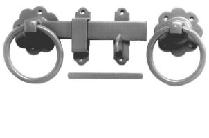 1136 150mm PLAIN RING HANDLE TAPERED GATE LATCH SETS