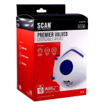 SCAN SCAPPEP2MVB PREMIER VALVED DISPOSABLE MASK FFP2 PACK 10