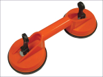 Faithfull FAISUCPAD2 Double Pad Suction Lifter 120mm Pads