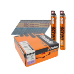 Paslode 141234 90mm Galv-Plus Smooth Framing Nails For IM350 & IM350+ (2200pk + 2 Fuel Cells)