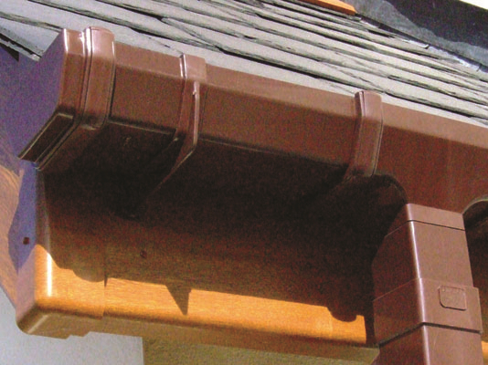 Plastic Gutter Norfolk Guttering In Black White Grey Brown Anthricite